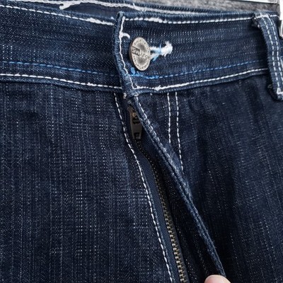 VINTAGE 5ive Jungle & Co Baggy Relaxed Jeans Mens 42 Blue Contrast