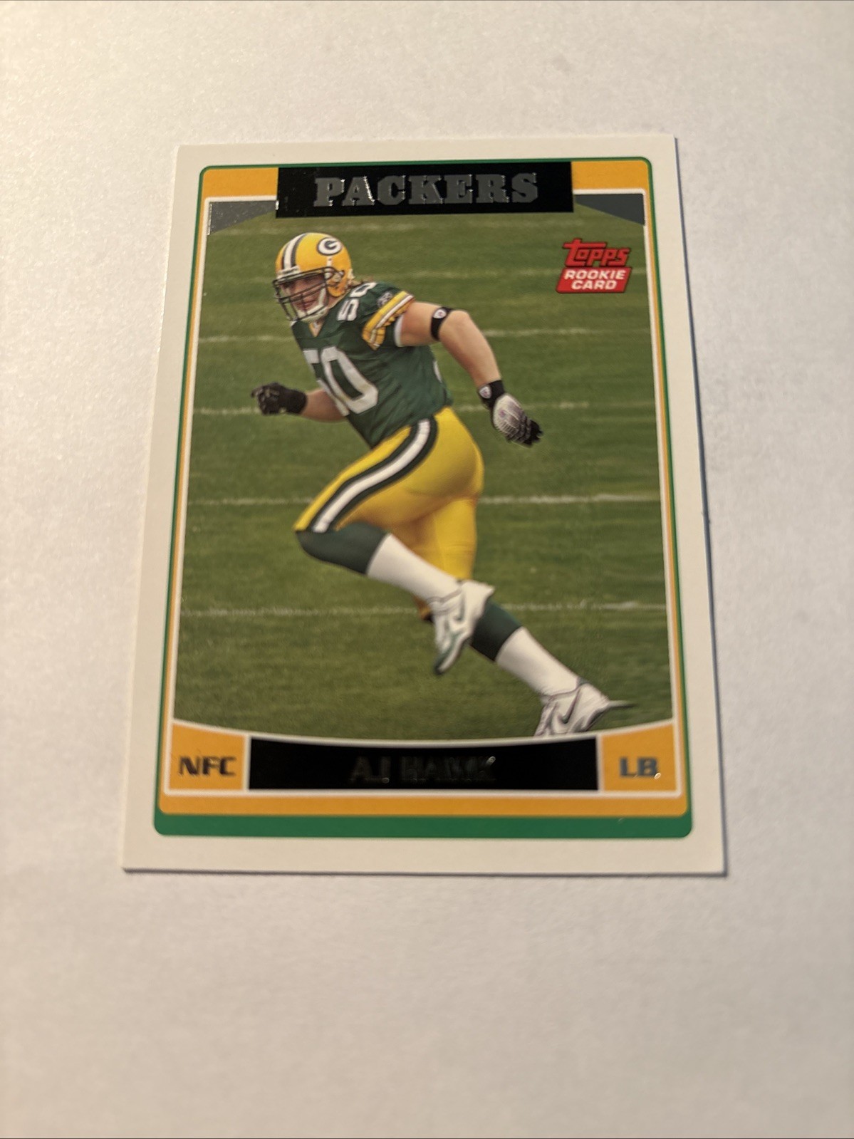 2006 Topps - A.J. Hawk #360 RC Rookie Green Bay Packers Ohio State Buckeyes