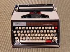 Brother / Portable Typewriter JPI 391 Japanese Vintage Untested As-Is Junk Rare thumbnail