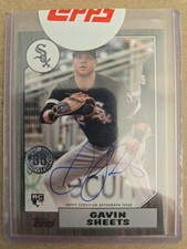 2022 Topps Series 1 - 1987 Topps Baseball Autographs Gavin Sheets #87BA-GSH...