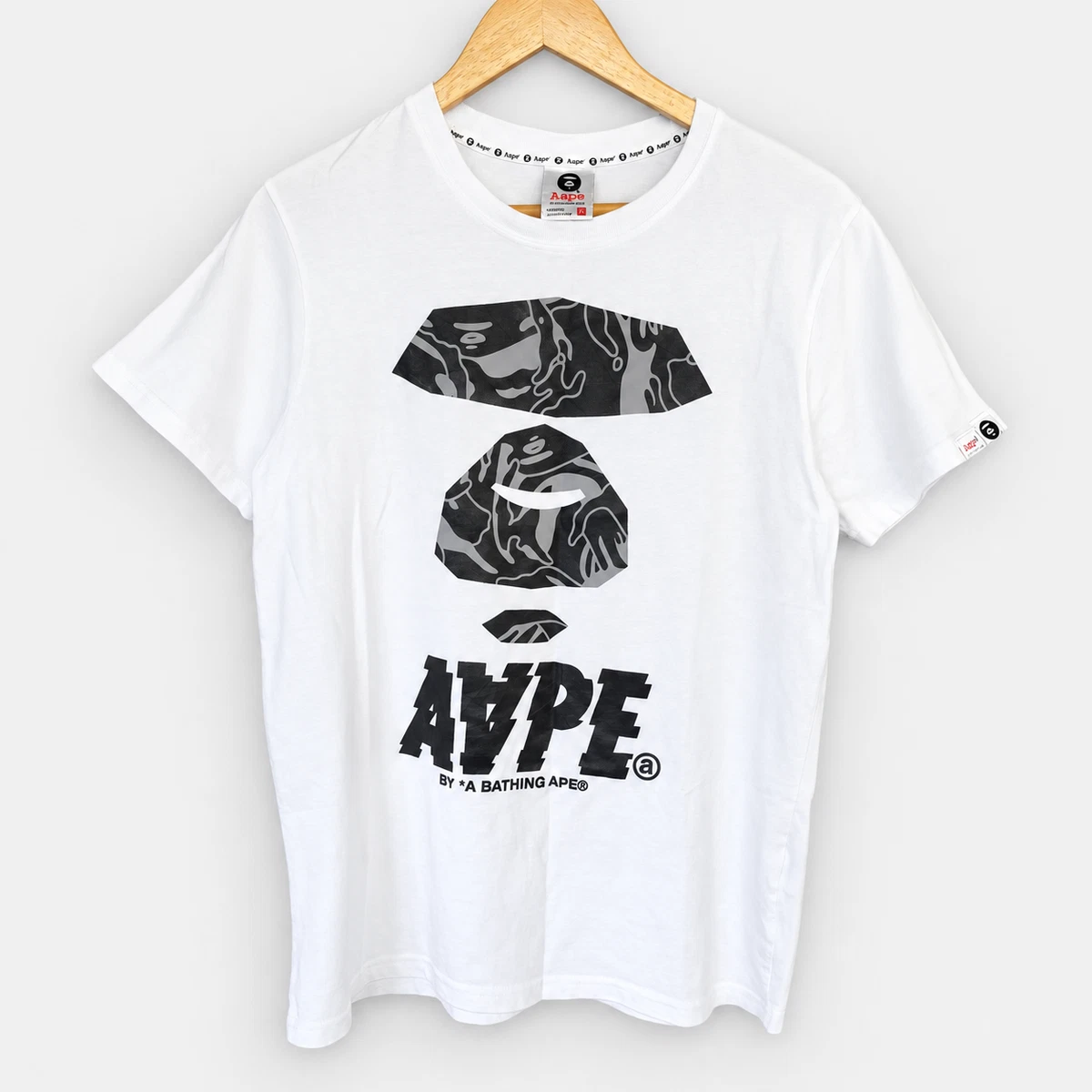 A Bathing Ape White Size XL Shirts for Men for sale | eBay