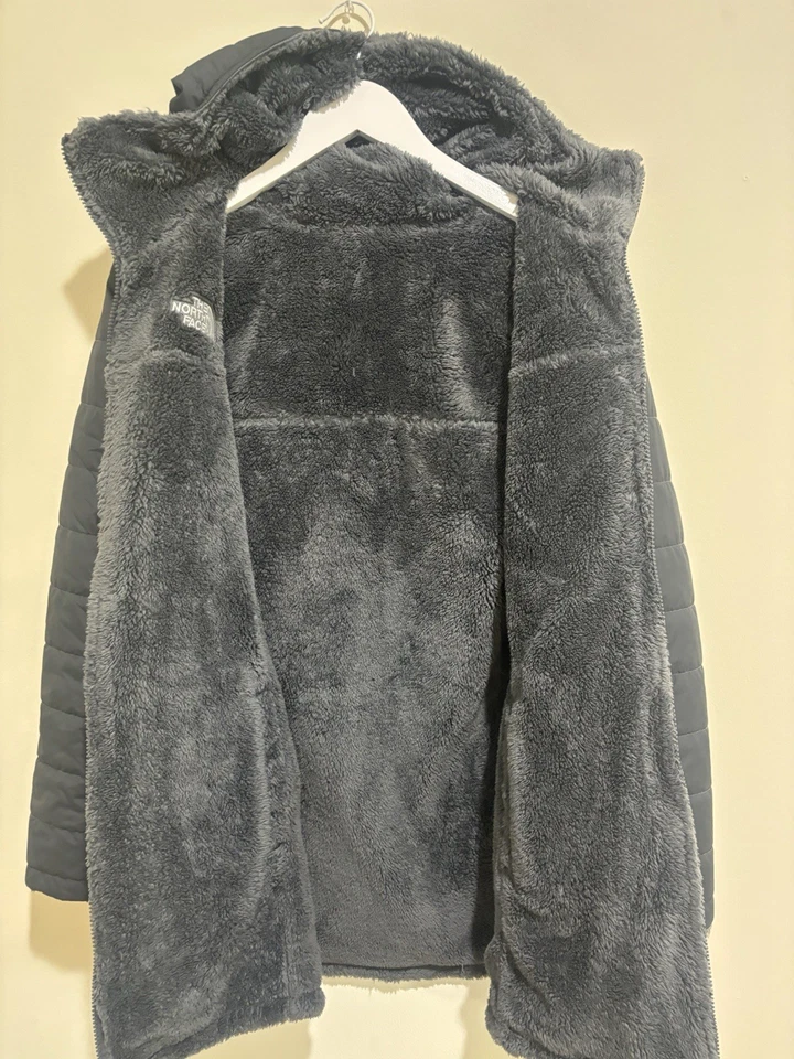 Parka reversible aislada Mossbud para mujer NORTH FACE, gris Vanadis, pequeña #5G4B Foto 4 de 4