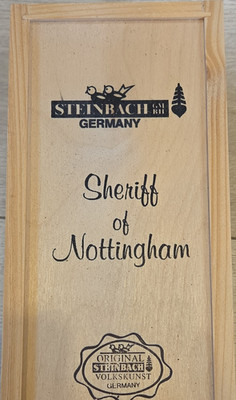 Steinbach Sheriff of Nottingham Nutcracker Handmade Germany w/ Box #074 5.75''