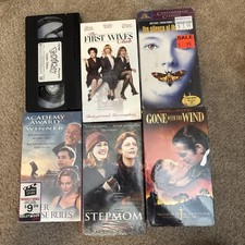 Lot Of 6 VHS Tapes (1 no box) Factory Sealed New In Box