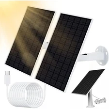 Solar Panel for Ring Spotlight Camera/Stick Up Cam Battery Charger 8W 5V Output