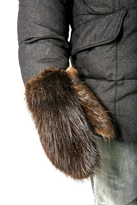 #ad Men#x27;s Beaver fur Mittens $256.50