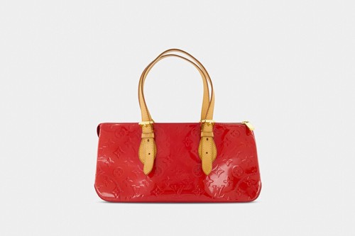 Louis Vuitton vernis leather rosewood handbag