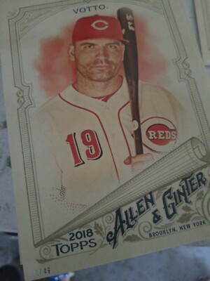 2018 Topps Allen & Ginter's 5 x 7 /49 Joey Votto #20 CINCINNATI