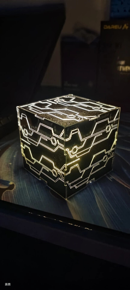 NieR Automata Cube 2B 9S Black Box Model Cosplay Magic Cube LED