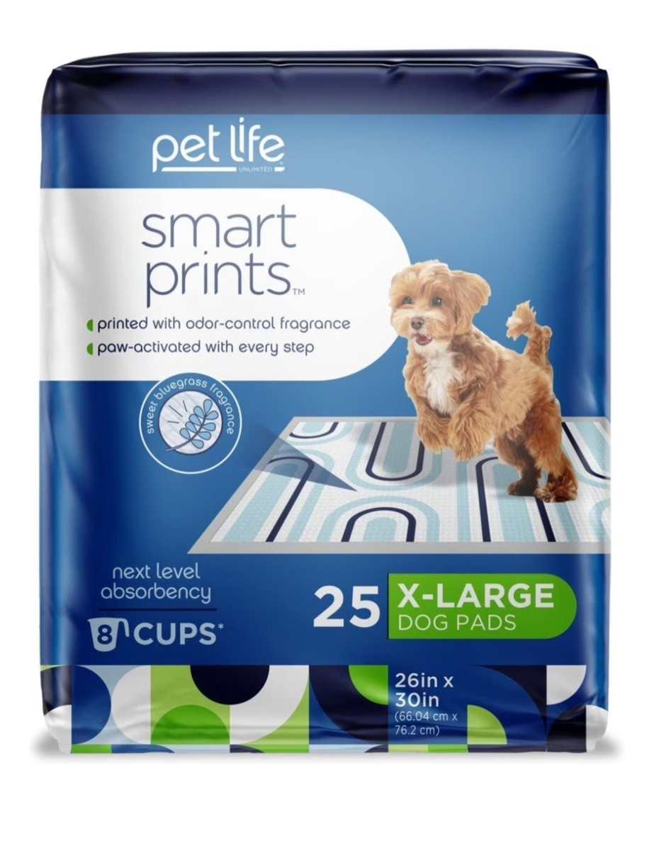 Pet Life Unlimited Dog Pads, Smart Prints, XL, Lava Lamp Print