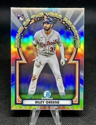 2023 Bowman #ROYF-6 Riley Greene Rookie of the Year ROY Favorites 