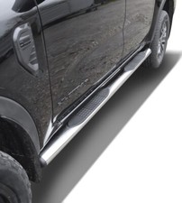 HSP Schwellerrohr passend für Ford Ranger (2023-) + TÜV-Teilegutachten Edelstahl