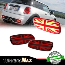 Red UK Flag Style Tail / Running / Fog Lamps For MINI Cooper JCW R56 R57 R58 R59