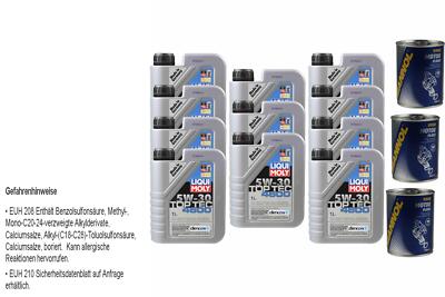 11L Motoröl Liqui Moly Top Tec 4600 5W-30 3x MANNOL Motor Flush ADDITIV
