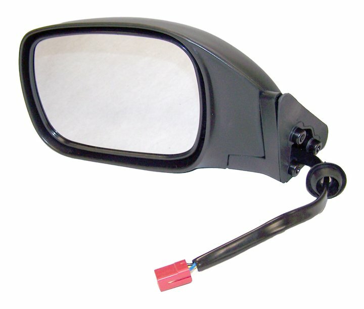 Fits Jeep Cherokee XJ Black Mirror Factory Repl Left Side 