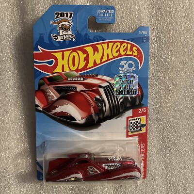 2018 Hot Wheels #51 Holiday Racers-Christmas 2/6 SCREAMLINER Red