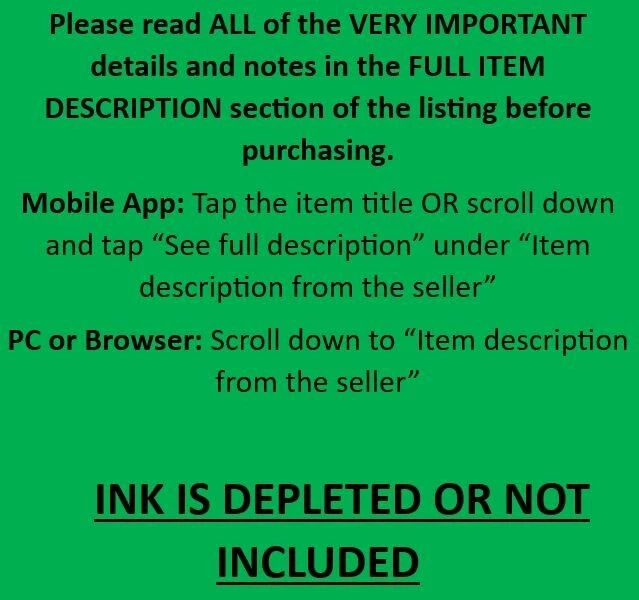 HP 640 Fax Inkjet Printer Fax Machine NO INK Tested Working - Image 2 of 4