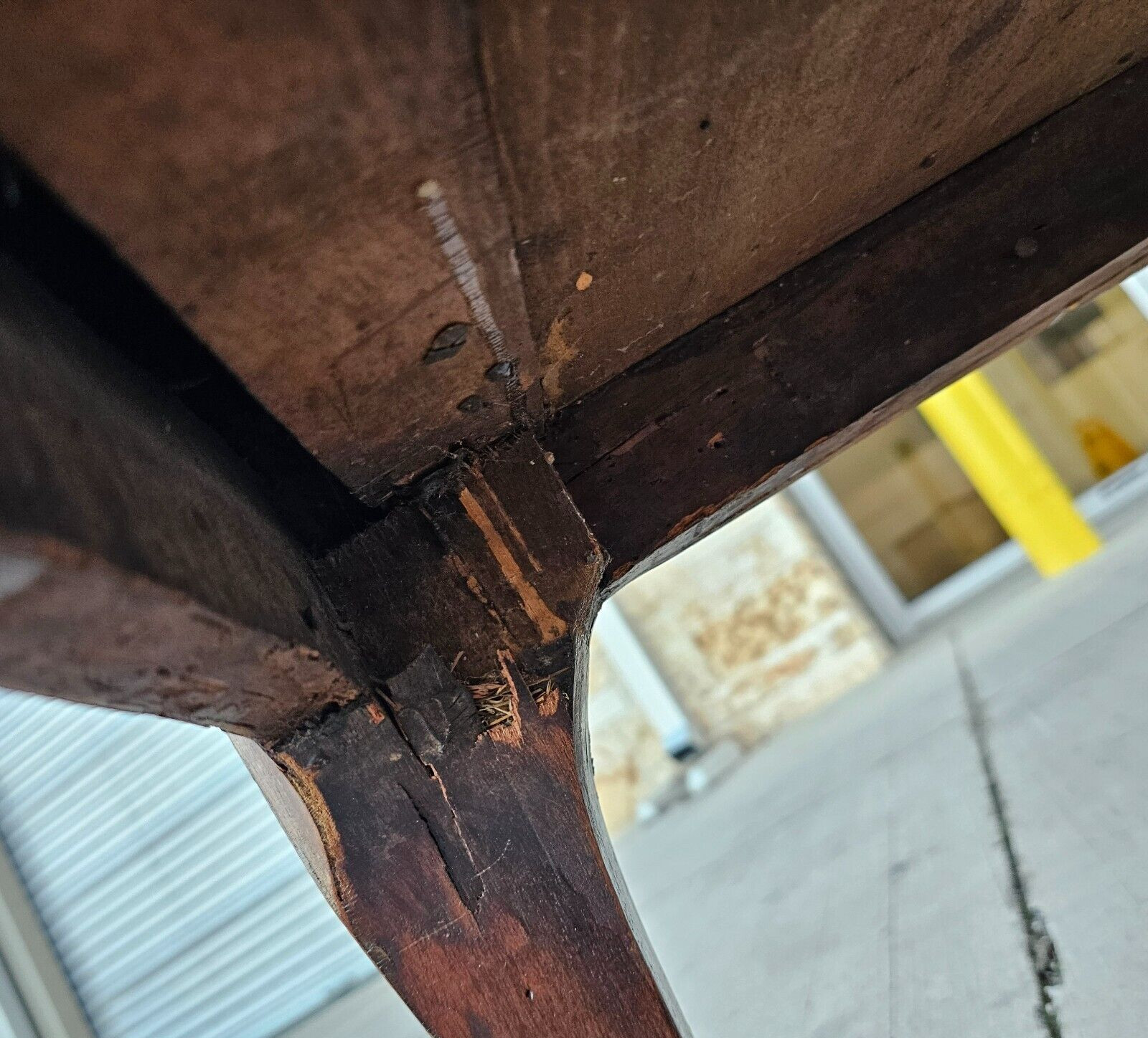 LOUIS XVI Transitional CHEST 4 Drawer Marquetry Oak Mahogany Commode