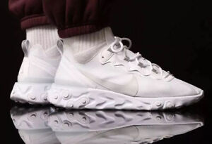 nike react element 55 triple white