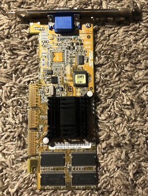 Asus V3800M-LP 32MB AGP Graphics Card- 5185-8083 Vf8