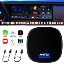 MMB CarPlay Ai Box Wired to Wireless Android Auto GPS BT 5.0 for BMW Multimedia