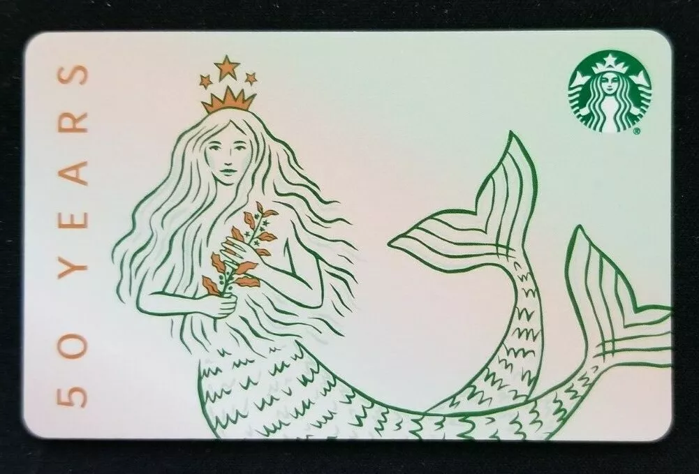 Starbucks Card 6189 - Anniversary 50 Years Siren 2021 | eBay