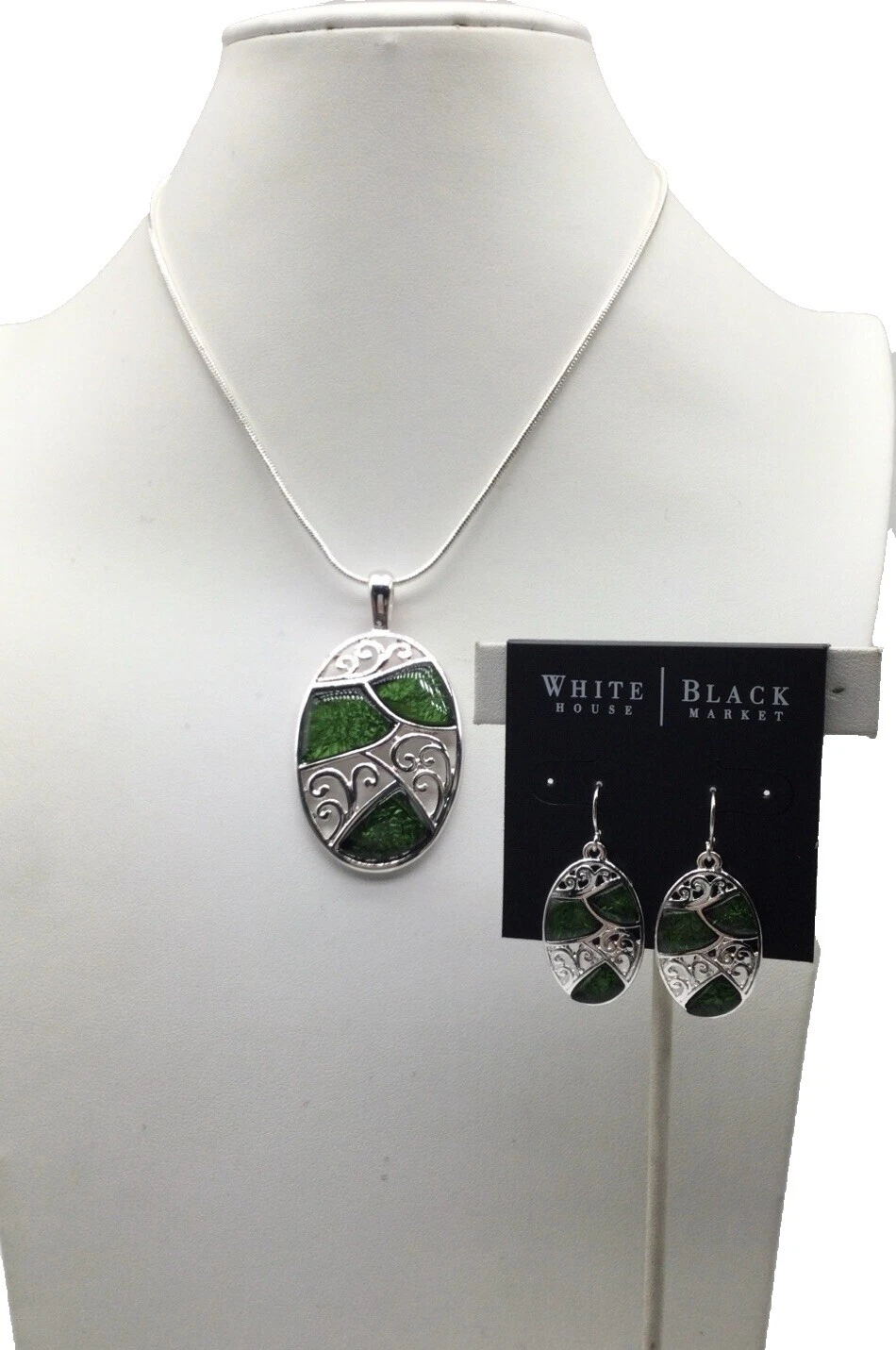 White House Black Market Chapado En Plata Joyería de Moda