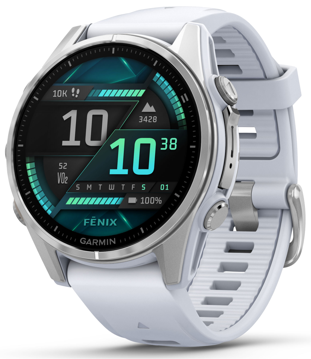 Garmin fenix 8 – 43 mm AMOLED Multisport GPS Smartwatch Silver 010