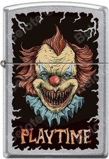 Zippo Killer Clown Playtime Street Chrome WindProof Lighter NEW Rare