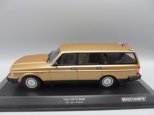 VOLVO 240 GL BREAK 1986 GOLD 1/18 Minichamps PMA 155171415 245 break break - Photo 3 sur 12