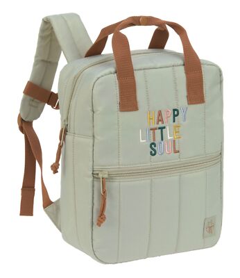 Lässig Little Gang Mini Square Backpack Rucksack Rucksack Light Khaki Neu