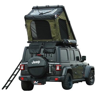 Naturnest Hardshell Roof Top Tent Car Camping Tent Polaris 2 for Jeep Truck SUV