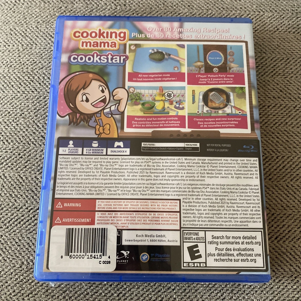 GTAGAMES - PS4. COOKING MAMA. COOKSTAR. NOVO.