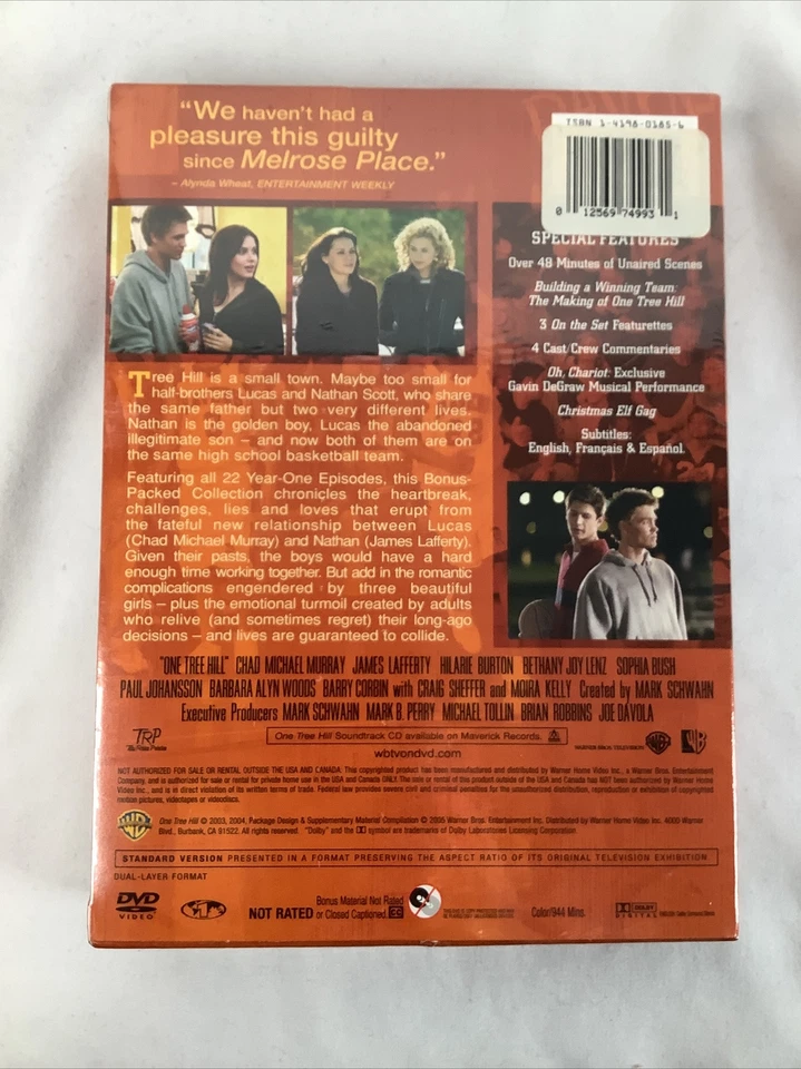 New One Tree Hill The Complete First Season DVD 2005 6 Disc Set From WB - Image 2 of 2
