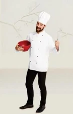 Hyde and Eek! Boutique Adult Small Chef Halloween Costume White Jacket and Hat