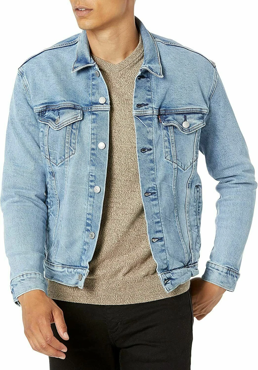 Levi s Men s Trucker Jacket Light Stonewash Blue 723340422 All Sizes
