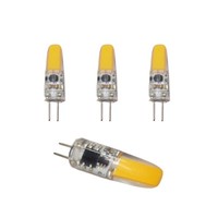 3X G4 Led 12V / 24V 1,6W Dimmbar Silikon Halogen (10-30V) Warmweiß Leuchtmittel