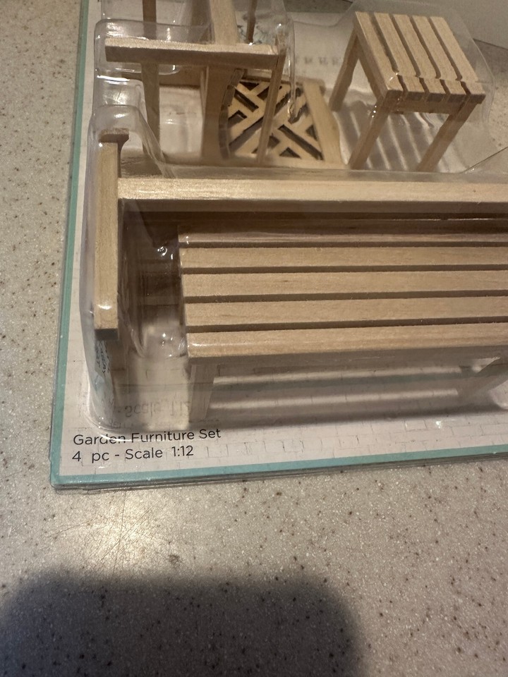 Mayberry Street Miniatures 112 Garden Furniture (4pc) eBay