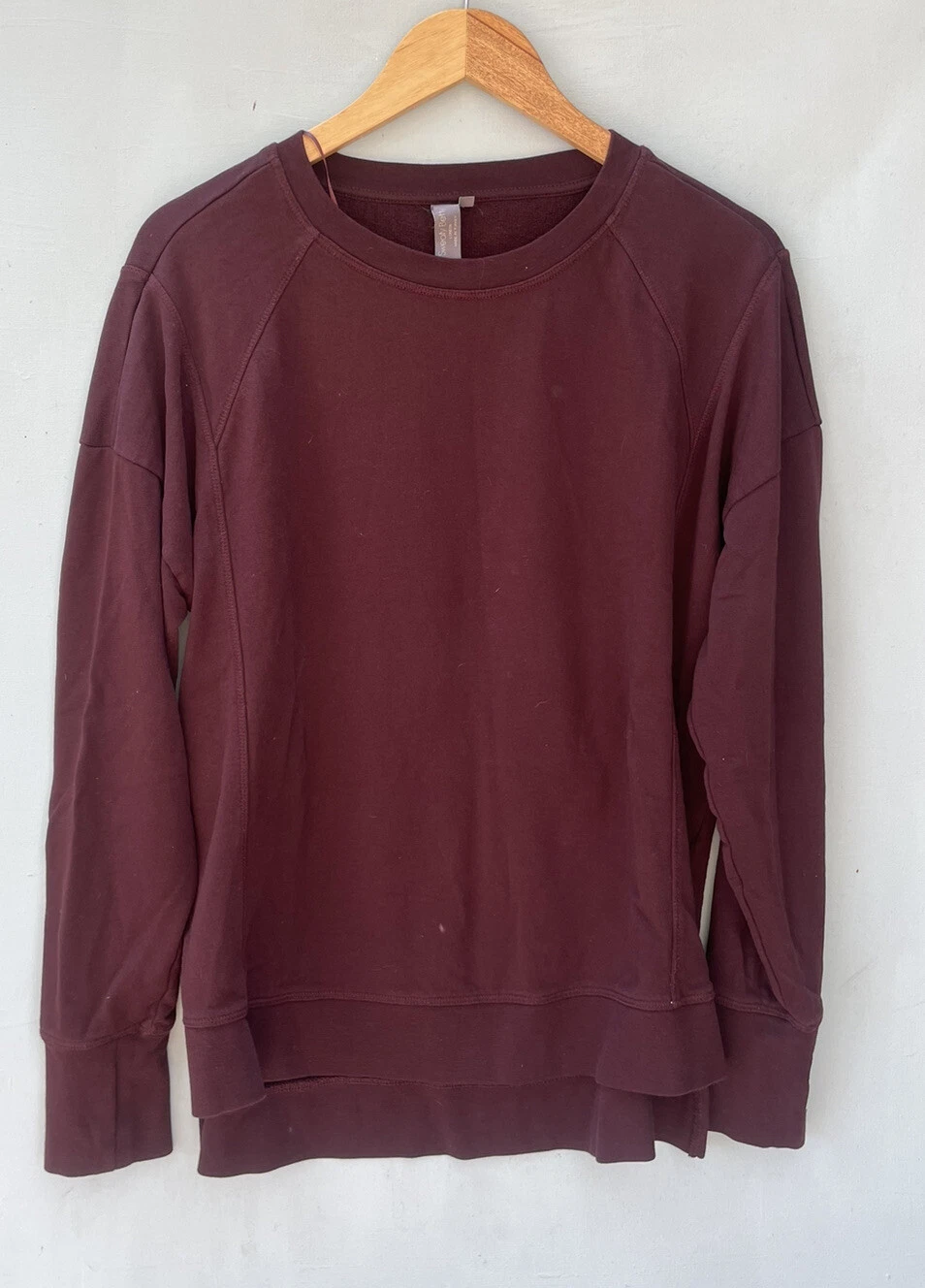 sweaty-betty pullover slouchy crewneck sweatshirt