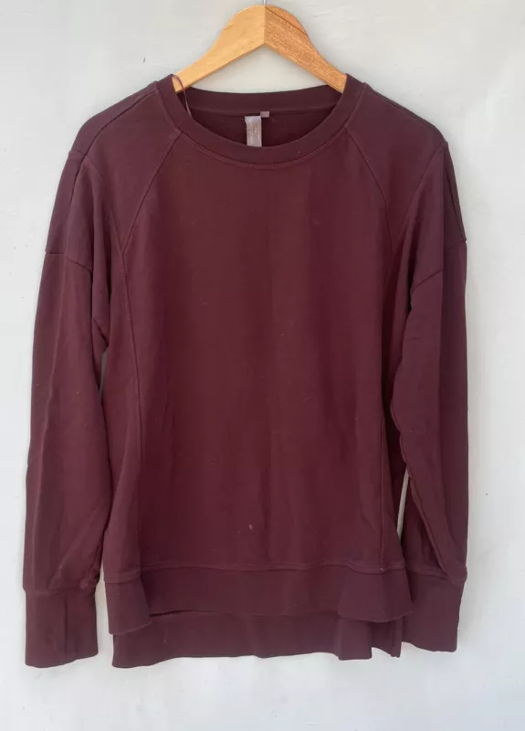 sweaty-betty pullover slouchy crewneck sweatshirt