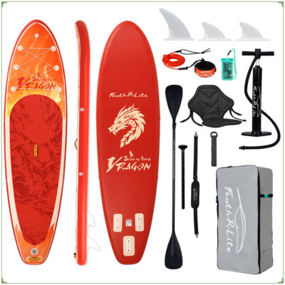 SUP 350X90X15CM Stand Up Paddle Board Surfboard Aufblasbar KomplettSet + Sitze