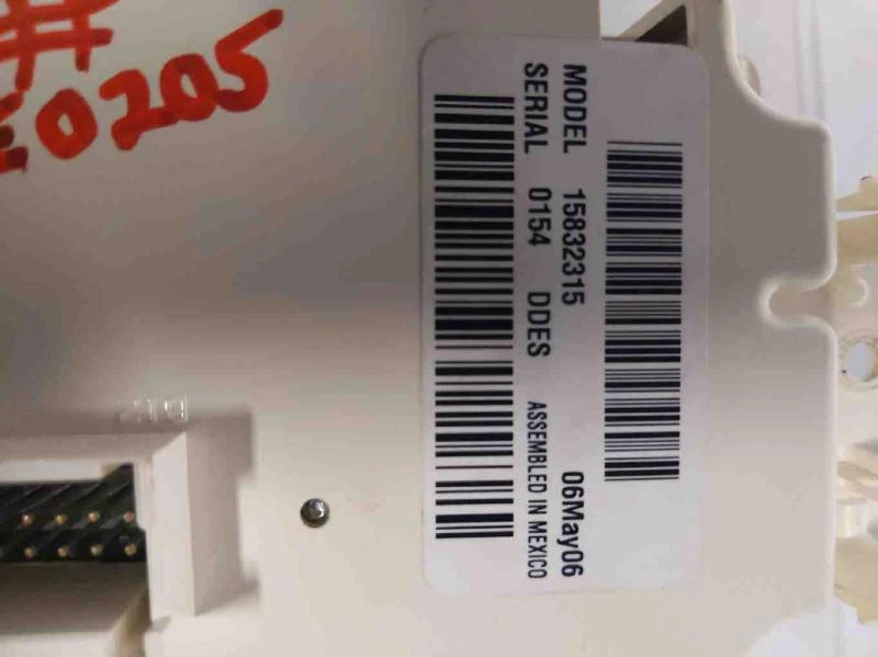 2005-2007 Chevrolet Silverado 1500 Climate AC Heater Temperature Control OEM - Image 3 of 4