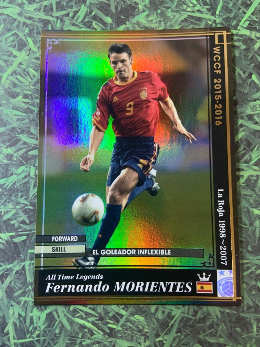Panini WCCF 2015-16 Fernando Morientes Legends Refractor card