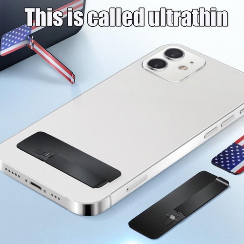 Ultra Thin StickOn Adjustable Phone Stand Invisible Holder Mounts