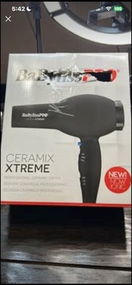 BaByliss PRO Ceramix Xtreme Professional Hair Dryer Ceramic Ionic AC Motor Black