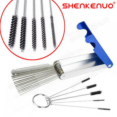 #ad 18pcs Carburetor Carbon Dirt Jet Remove Clean Needles Brushes Tool Kits Set $6.99