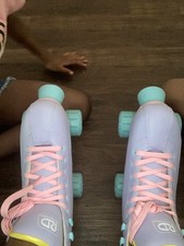 Roller Derby Candi Girl U774 Carlin Quad Artistic Roller Skates - Raspberry