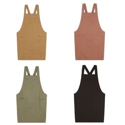 Quality Cotton Apron Kitchen Apron with Korean Print for Cooking and Baking