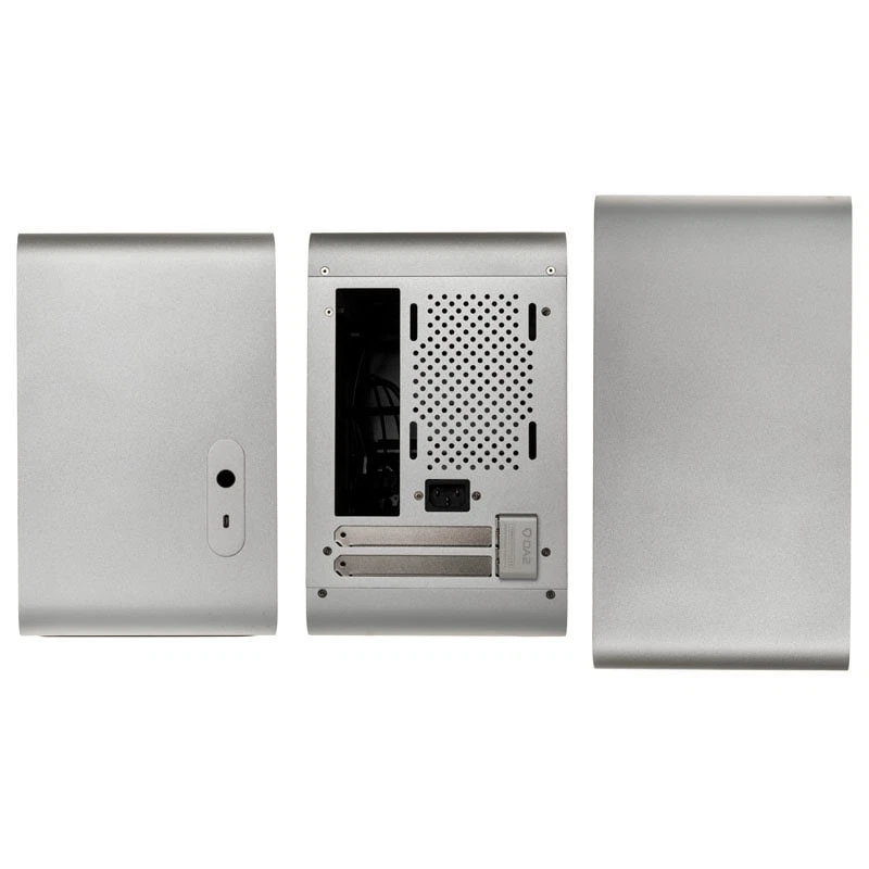 Streacom DA2 Mini Tower PC Argento Mini-DTX Mini-ITX Alluminio 14,5 cm ST-DA2S - Immagine 4 di 4