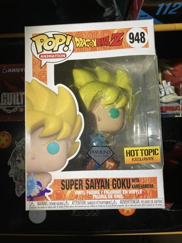 Funko Pop Dragon Ball Z - Super Saiyan Goku with Kamehameha (Hot Topic) Diamond